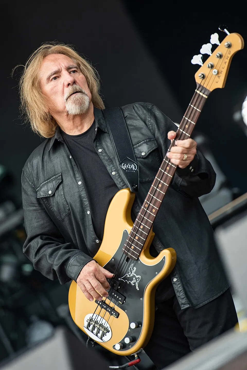 Geezer Butler musisi Inggris bassis band heavy metal Black Sabbath