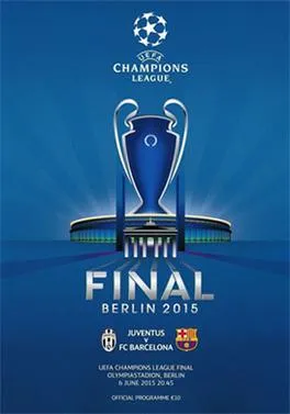 Suasana pertandingan final Liga Champions 2015 antara Juventus dan Barcelona di Berlin