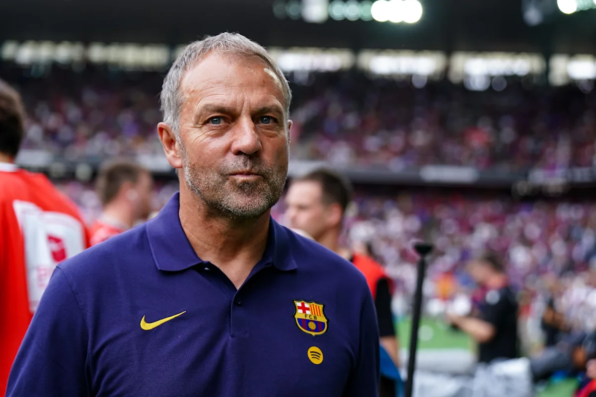 Hansi Flick beri isyarat kejutan posisi nomor 9 Barcelona jelang laga melawan Elche