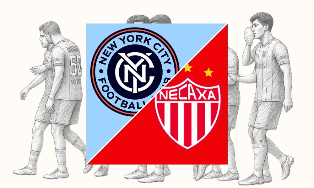 Ilustrasi pertandingan New York City FC vs Necaxa di ajang Leagues Cup