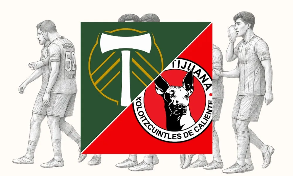 Ilustrasi pertandingan Portland Timbers vs Tijuana di ajang Leagues Cup