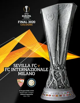 Sevilla merayakan kemenangan di final Liga Europa melawan Inter Milan