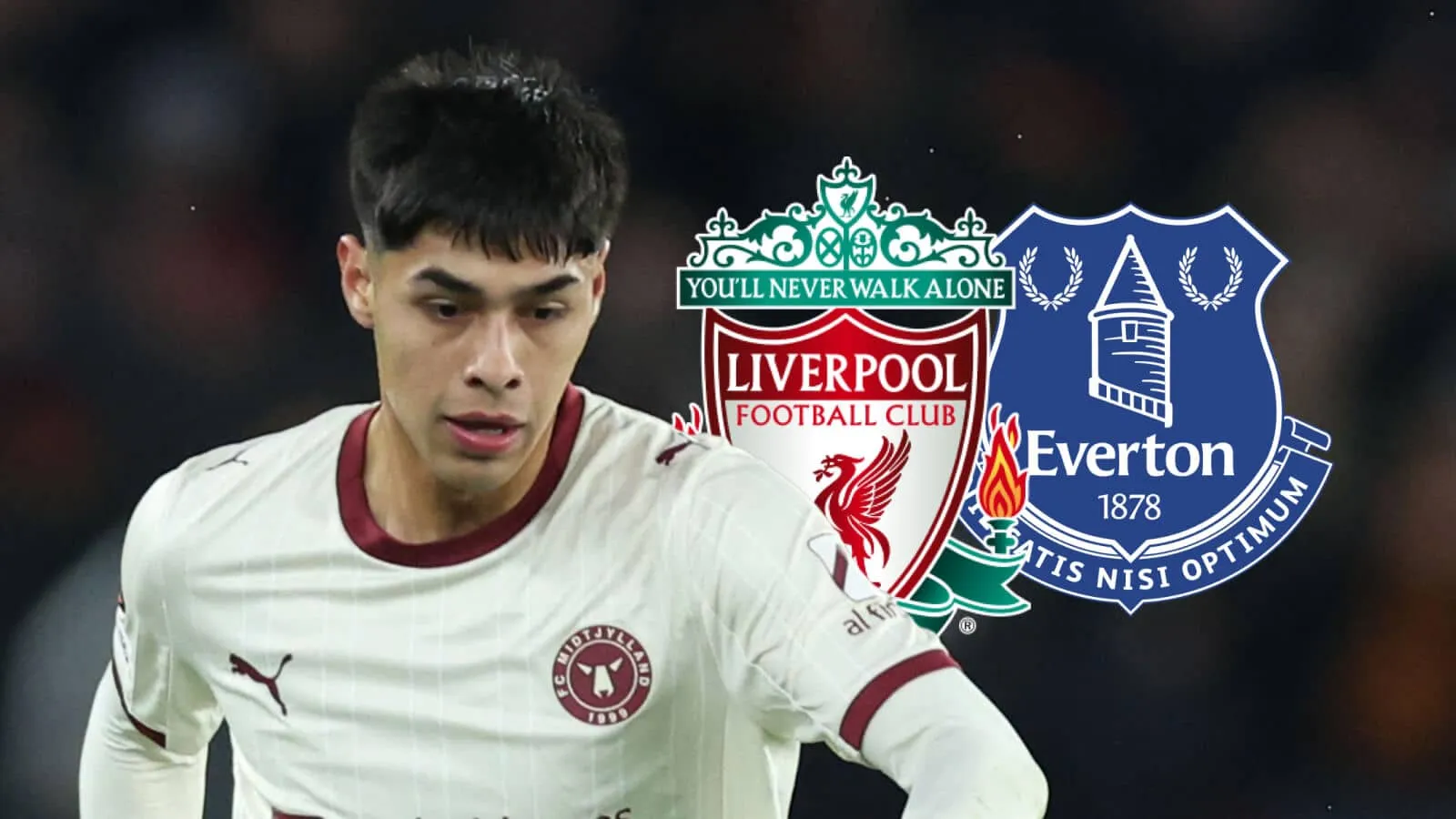 Liverpool dan Everton bersaing ketat untuk mendatangkan winger Cile Dario Osorio dari FC Midtjylland