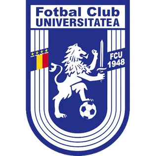 Pemain FC U Craiova 1948 saat bertanding di lapangan