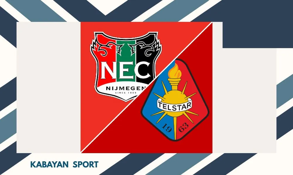 Pemain NEC Nijmegen kecewa usai takluk dari Telstar di Goffertstadion