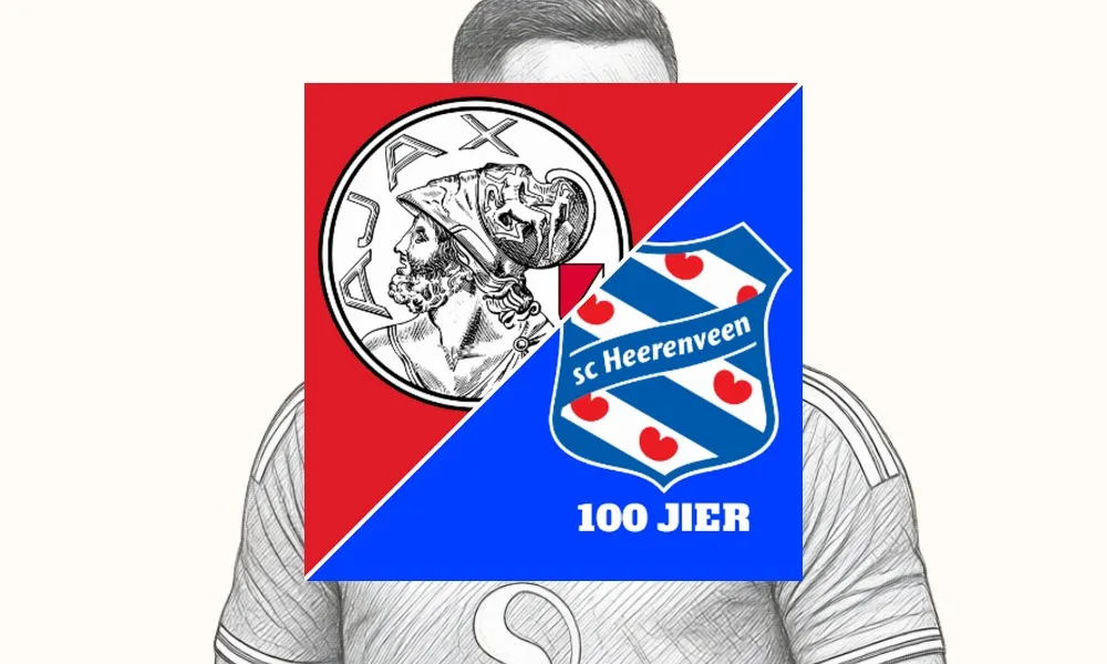 Ilustrasi pertandingan Ajax Amsterdam vs Heerenveen di ajang Eredivisie di Johan Cruijff Arena