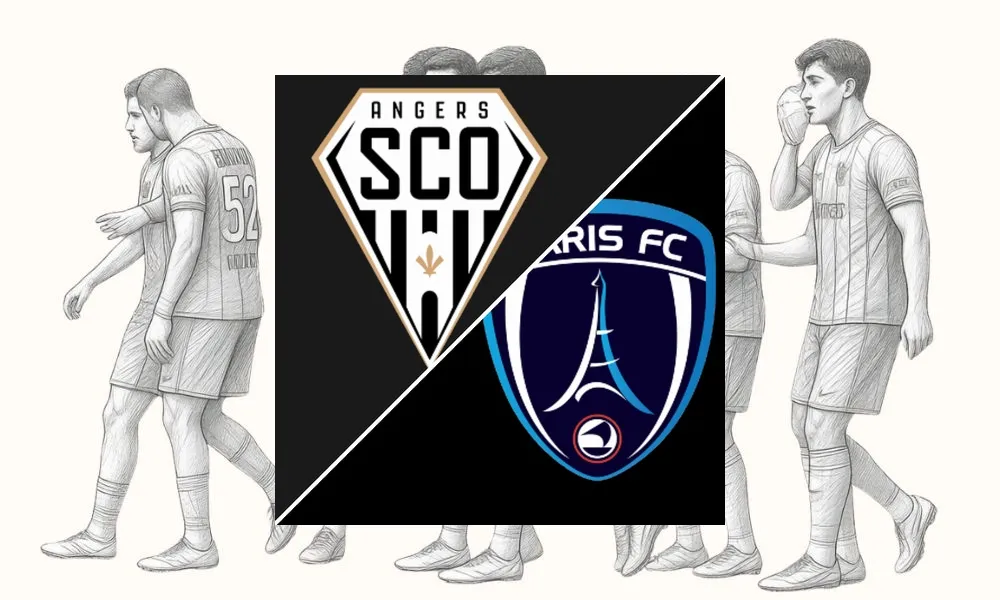 Ilustrasi pertandingan Angers vs Paris FC di Stadion Stade Raymond Kopa