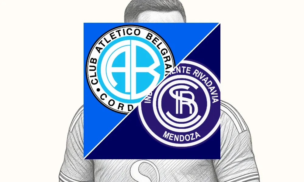 Ilustrasi pertandingan Belgrano vs Independiente Rivadavia di Liga Profesional