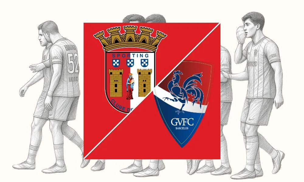Ilustrasi pertandingan Braga vs Gil Vicente di Liga Portugal