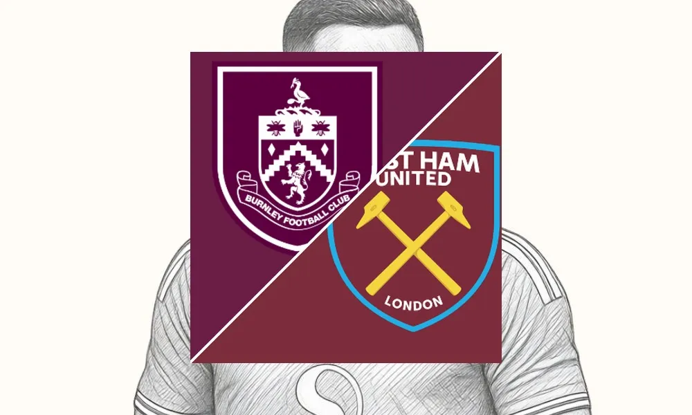 Ilustrasi pertandingan Burnley vs West Ham United di Turf Moor ajang EFL Championship