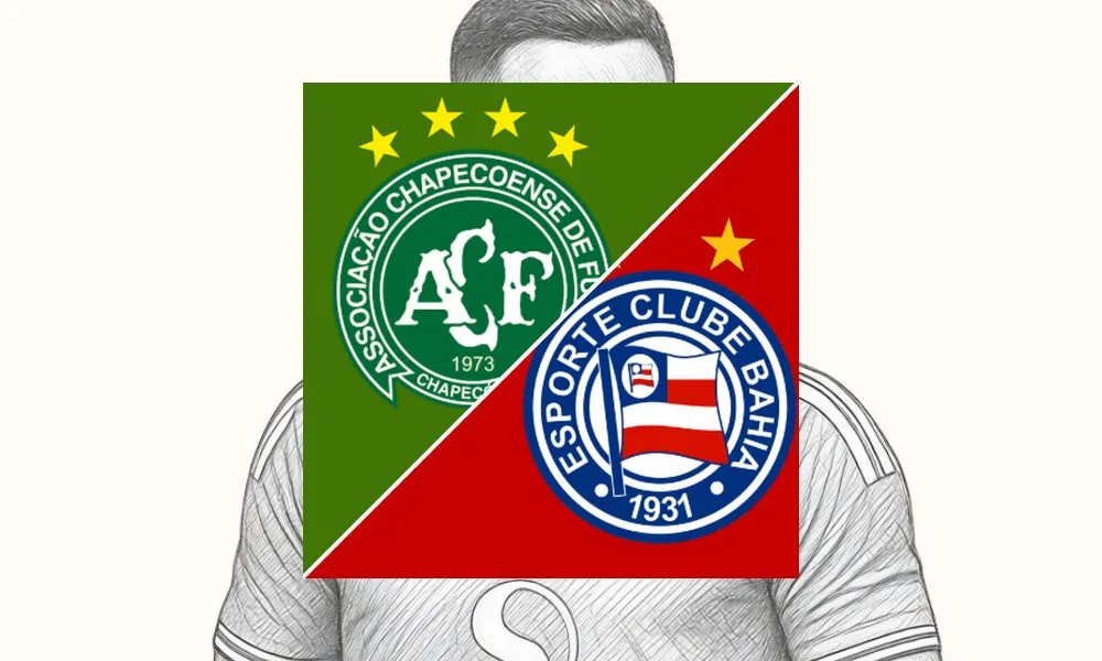 Ilustrasi pertandingan Chapecoense vs Bahia di Liga Brasil Serie A