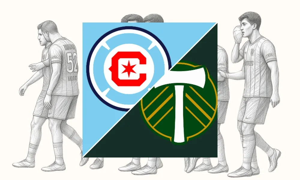 Ilustrasi pertandingan Chicago Fire vs Portland Timbers di Soldier Field dalam ajang MLS