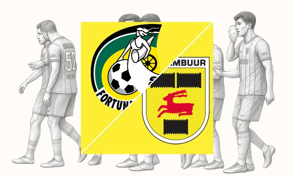 Ilustrasi pertandingan Fortuna Sittard vs SC Cambuur di Eredivisie Liga Belanda