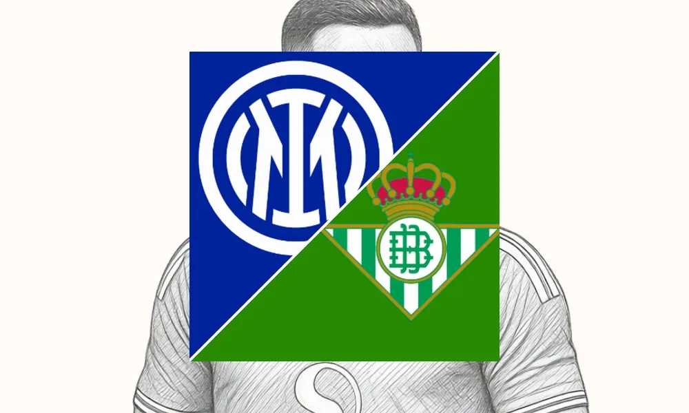 Ilustrasi pertandingan Internazionale vs Real Betis di stadion San Nicola