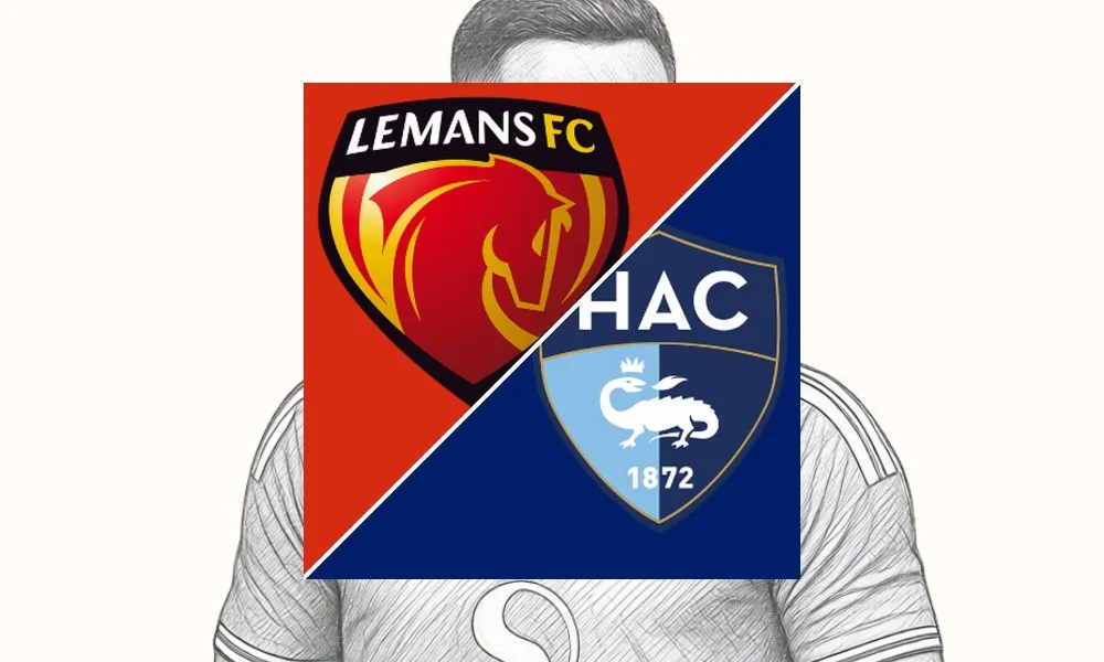 Ilustrasi pertandingan Le Mans vs Le Havre AC di Stade Marie-Marvingt