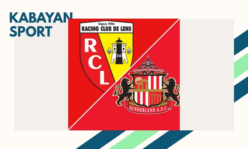 Ilustrasi pertandingan uji coba pramusim Lens vs Sunderland di Stade Bollaert-Delelis