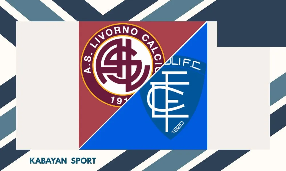 Ilustrasi pertandingan pramusim antara Livorno vs Empoli di stadion sepak bola