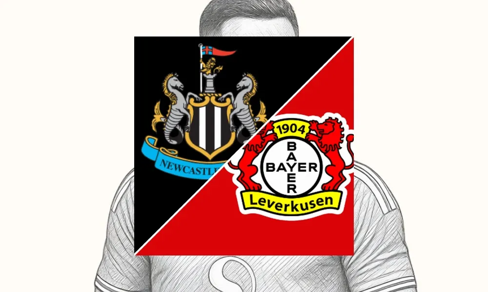 Ilustrasi pertandingan Newcastle United vs Bayer Leverkusen di St James Park