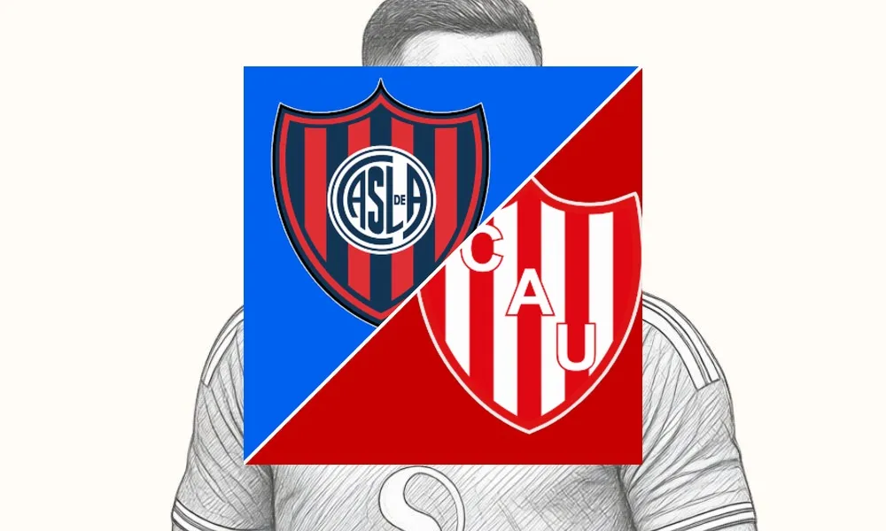 Ilustrasi pertandingan San Lorenzo vs Union di Liga Argentina dengan suasana stadion