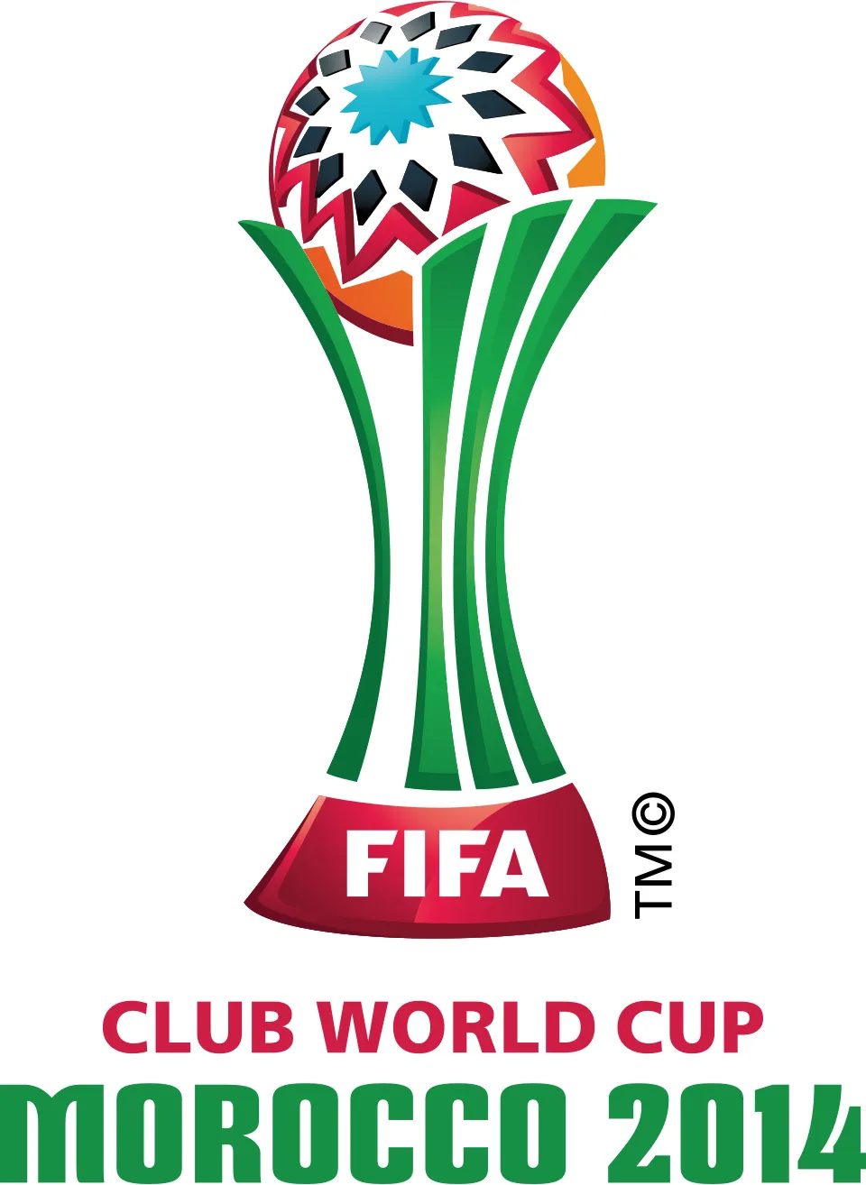 Trofi juara 2014 FIFA Club World Cup di Maroko