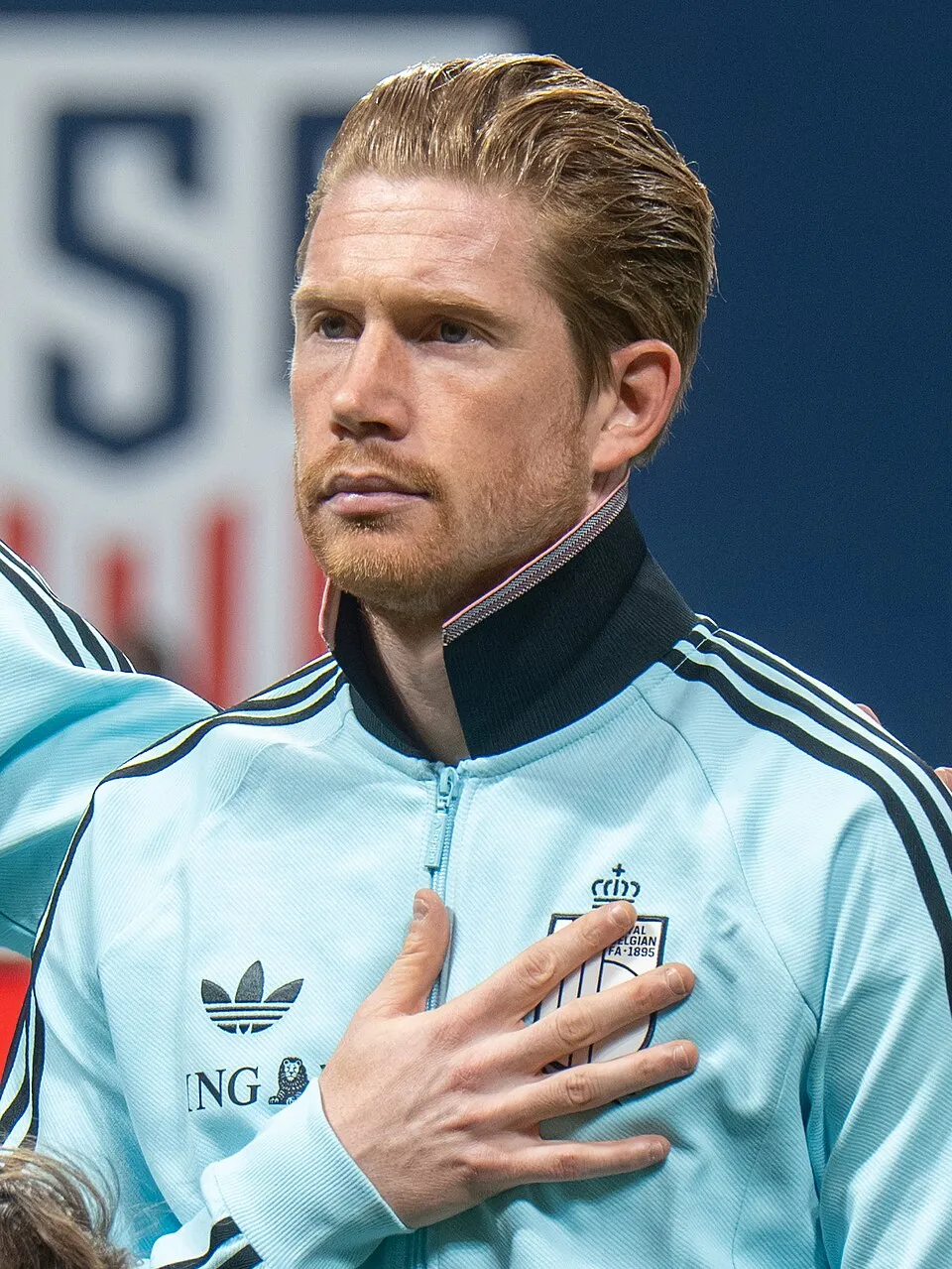 Kevin De Bruyne saat memperkuat tim nasional Belgia di lapangan