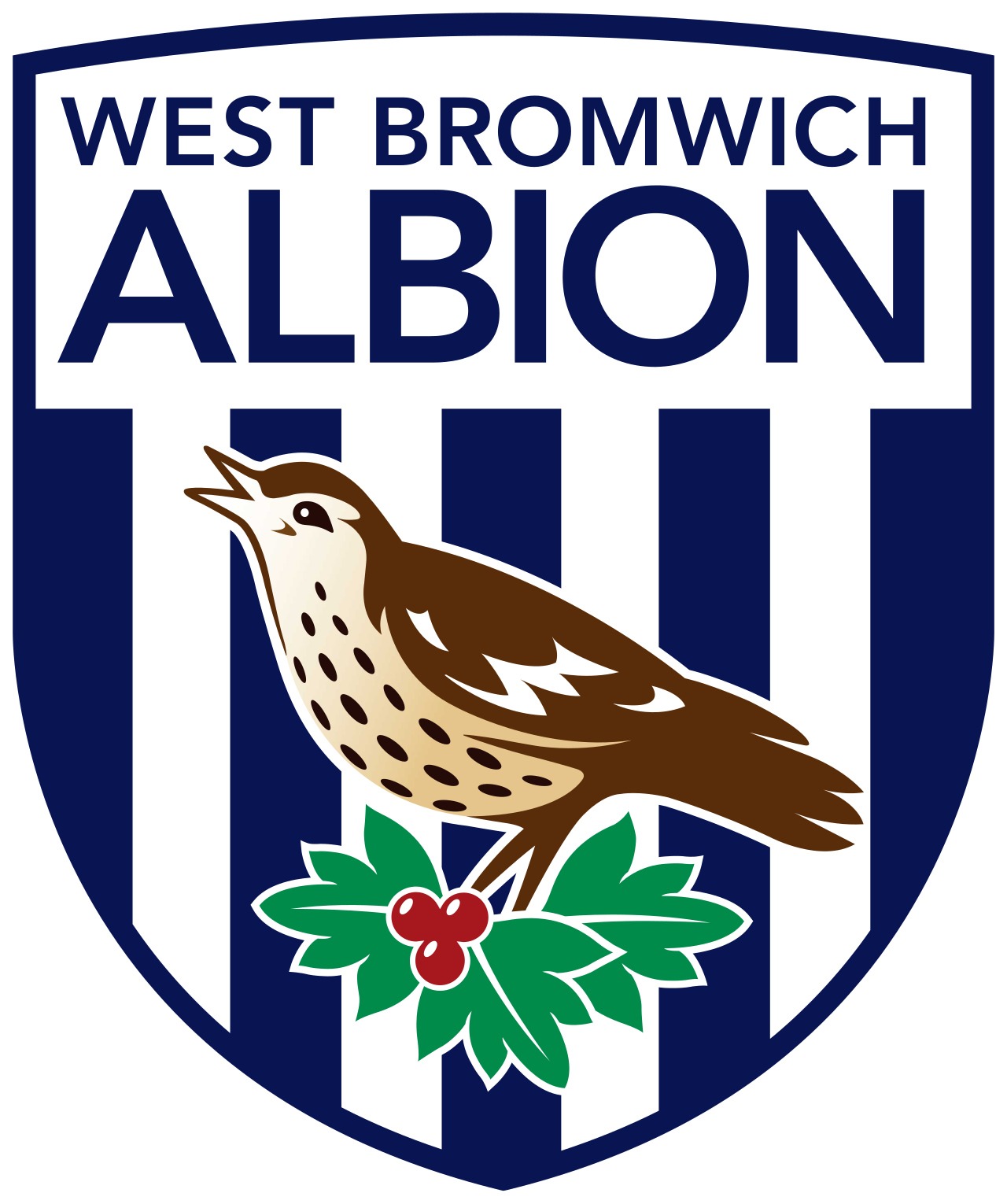 Pemain West Bromwich Albion merayakan kemenangan di stadion The Hawthorns