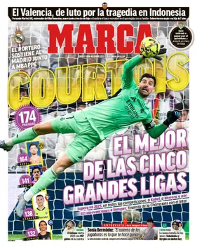 Kantor dan edisi surat kabar olahraga harian Marca di Spanyol