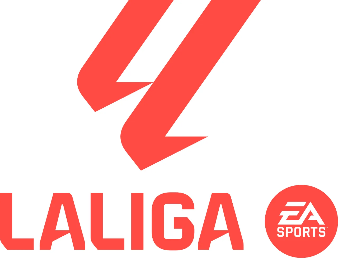 Trofi dan logo resmi La Liga kompetisi sepak bola tertinggi di Spanyol
