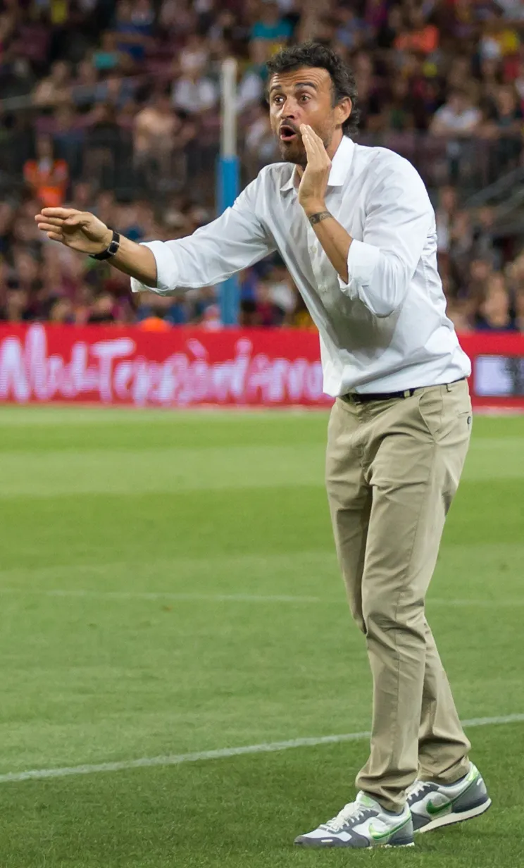 Profil pelatih Paris Saint-Germain Luis Enrique di pinggir lapangan