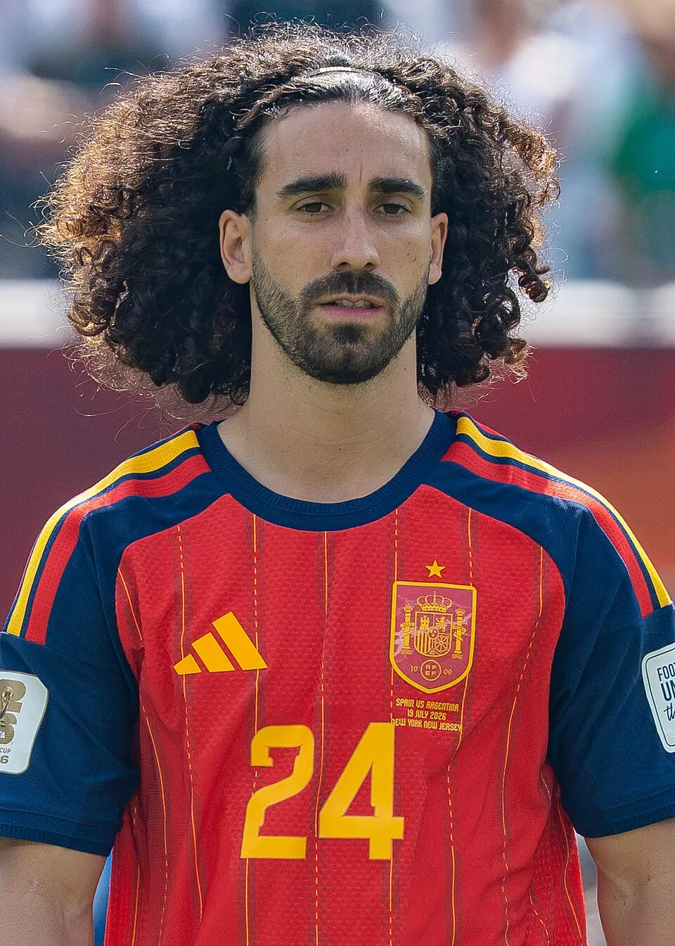 Pemain Timnas Spanyol dan Real Madrid Marc Cucurella di lapangan hijau