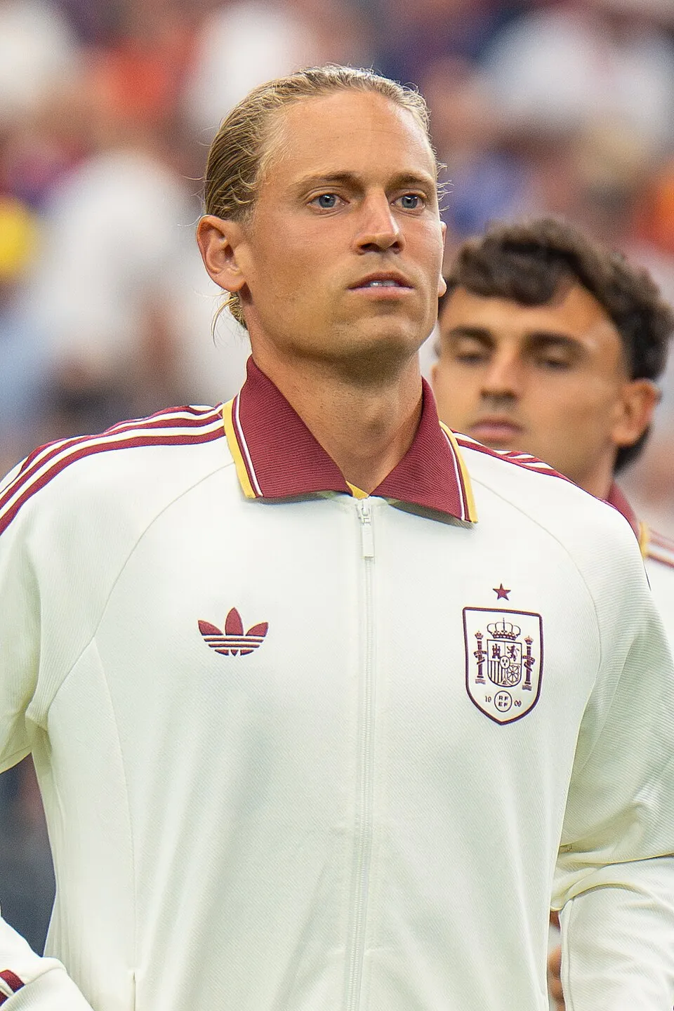 Marcos Llorente merayakan gol bersama Atlético Madrid di lapangan hijau