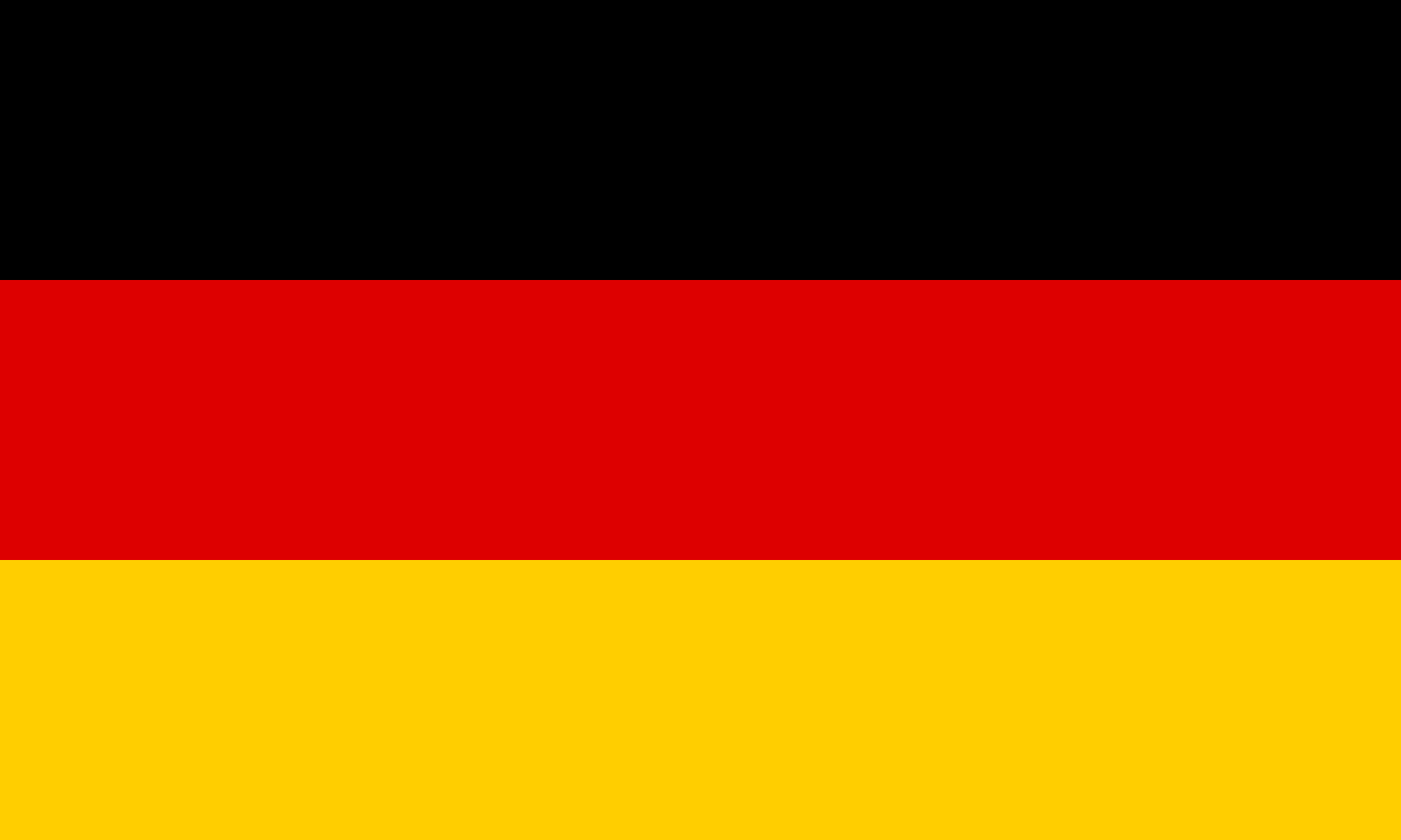Peta lokasi West Germany di Eropa selama masa Perang Dingin