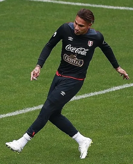 Paolo Guerrero saat memperkuat tim nasional Peru di ajang internasional