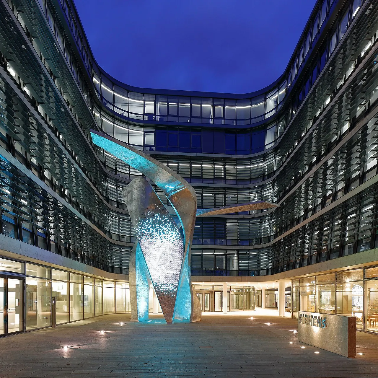 Gedung kantor pusat Siemens AG di Jerman