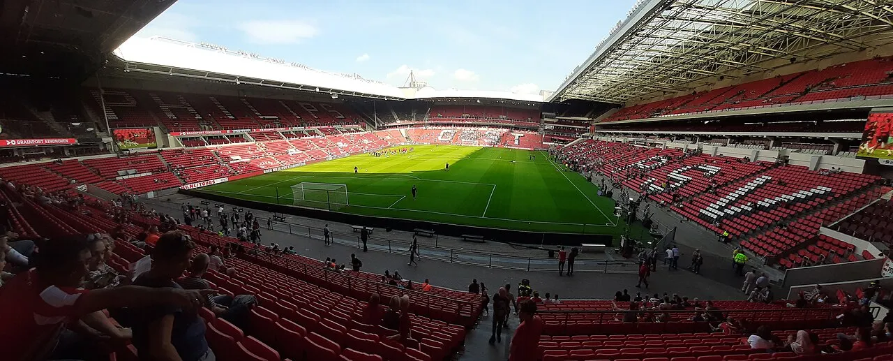 Pemandangan Philips Stadion markas klub PSV Eindhoven di Belanda