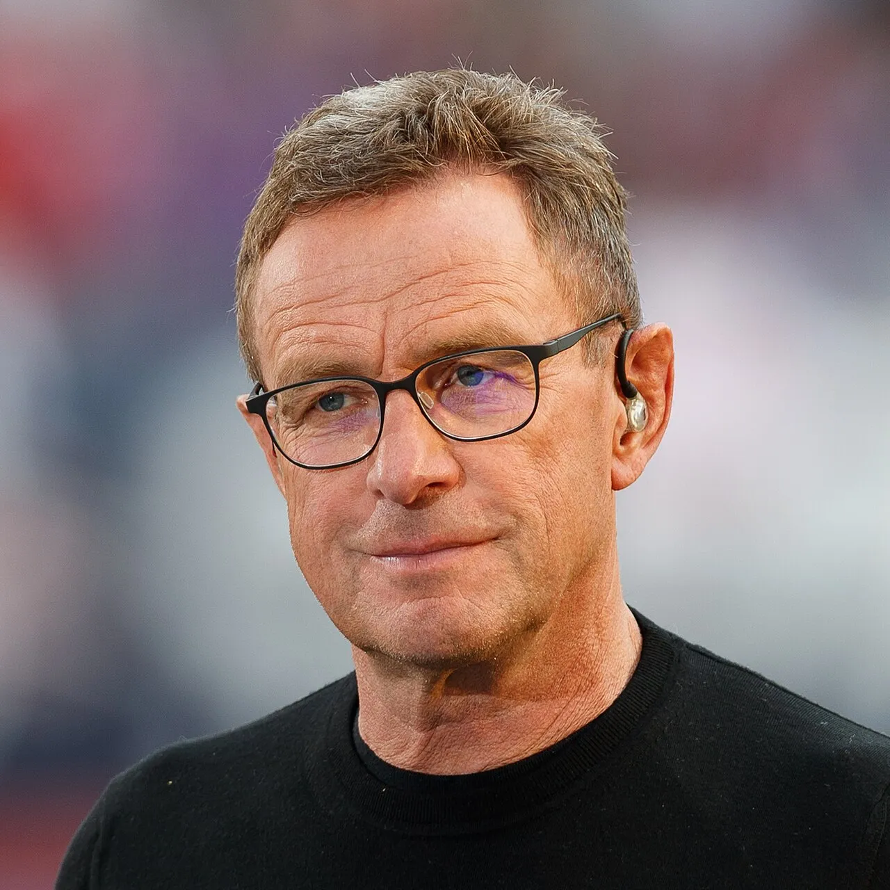 Pelatih Timnas Austria Ralf Rangnick memimpin sesi latihan tim