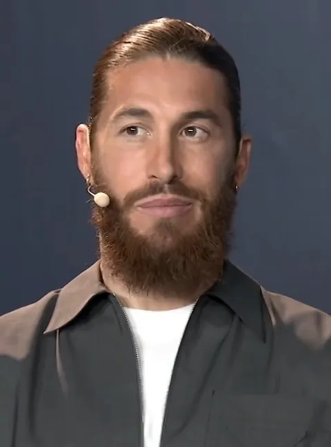Sergio Ramos saat mengenakan ban kapten di lapangan hijau