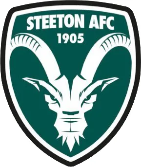 Aksi pemain Steeton AFC saat bertanding di kompetisi sepak bola Inggris