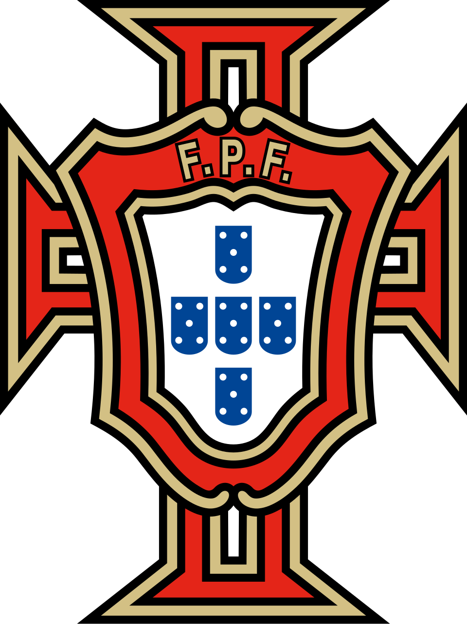 Skuad tim nasional sepak bola Portugal Selecao das Quinas di lapangan