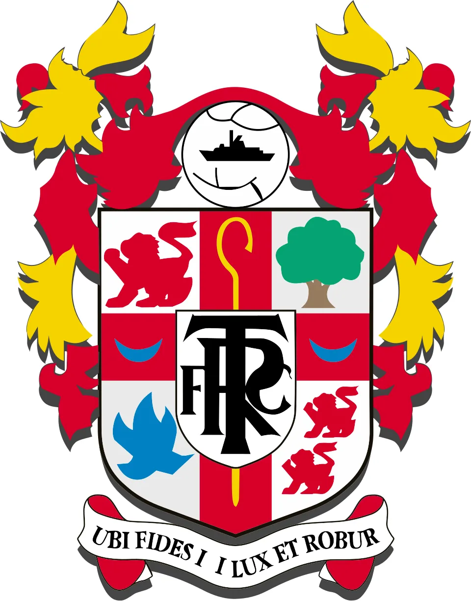 Stadion Prenton Park kandang klub sepak bola Tranmere Rovers F.C.