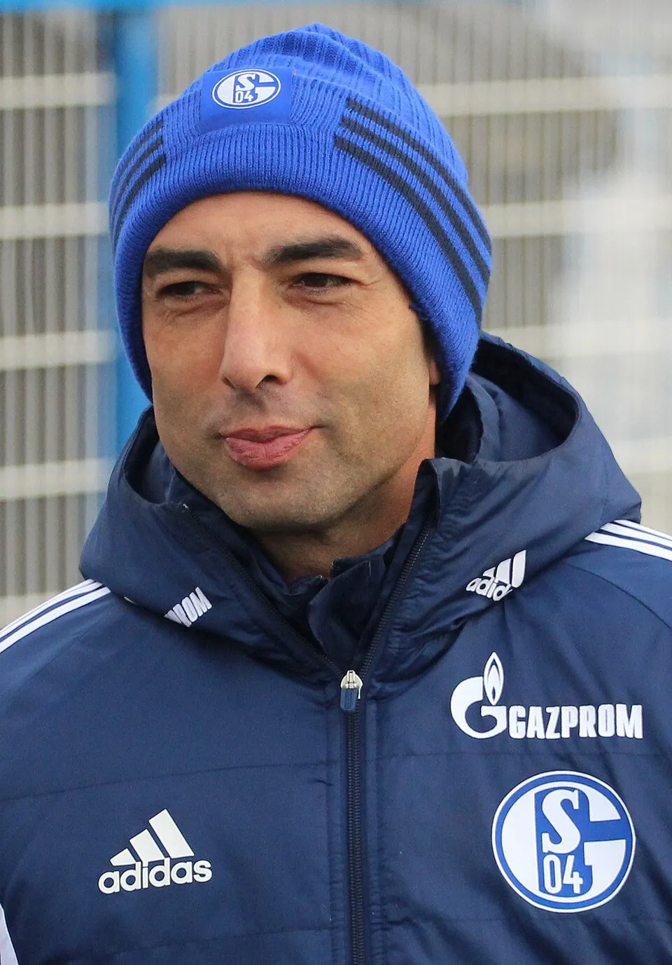 Mantan pemain dan manajer Chelsea Roberto Di Matteo saat mendampingi tim