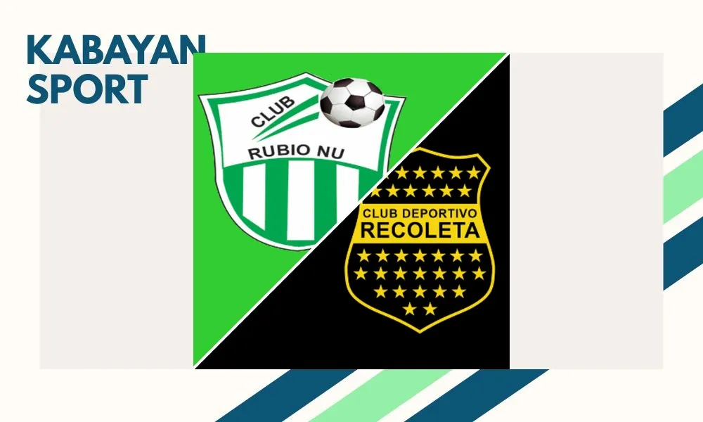 Pemain Deportivo Recoleta merayakan kemenangan atas Rubio Nu di Estadio La Arboleda