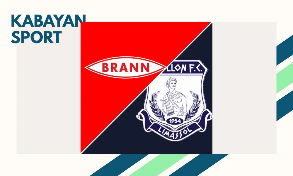 Aksi pemain SK Brann dan Apollon Limassol dalam laga kualifikasi UEFA Conference League di Brann Stadium