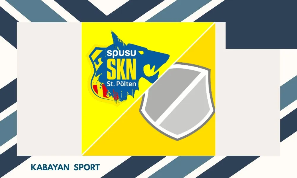 Pemain St. Pölten merayakan kemenangan 4-3 atas Young Boys di NV Arena