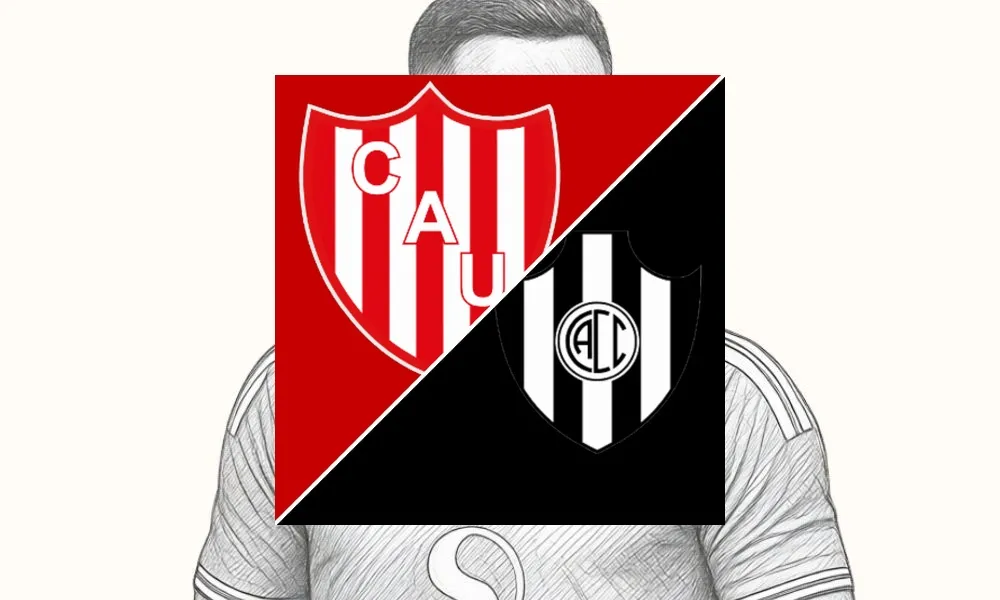 Pemain Central Córdoba merayakan kemenangan atas Unión Santa Fe