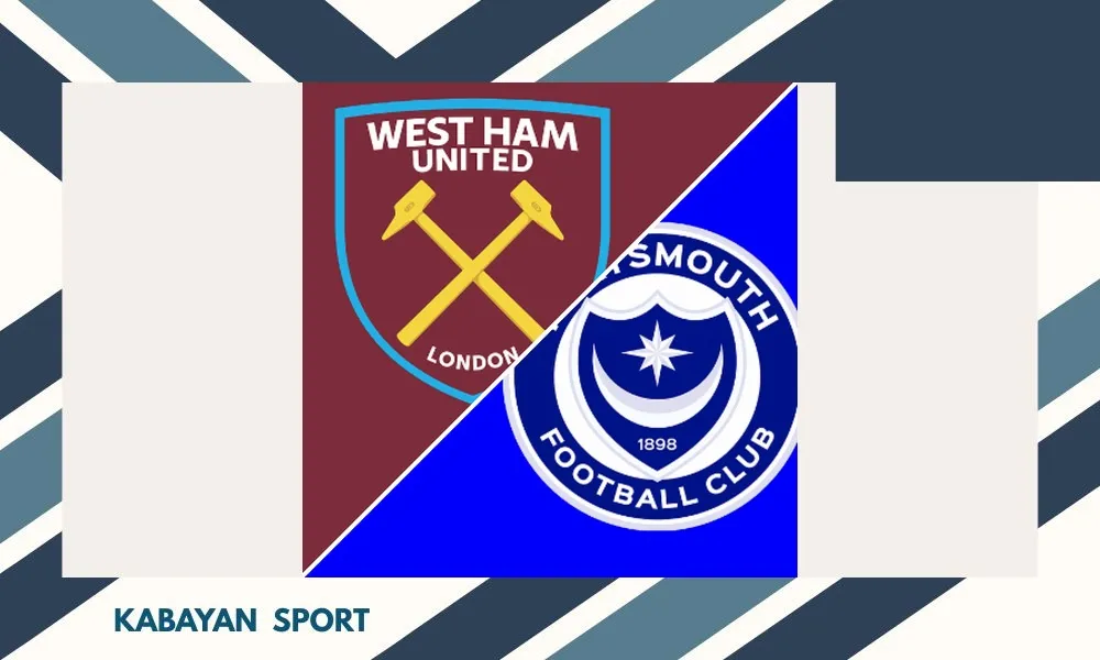 Pemain West Ham United merayakan kemenangan 3-1 atas Portsmouth di London Stadium