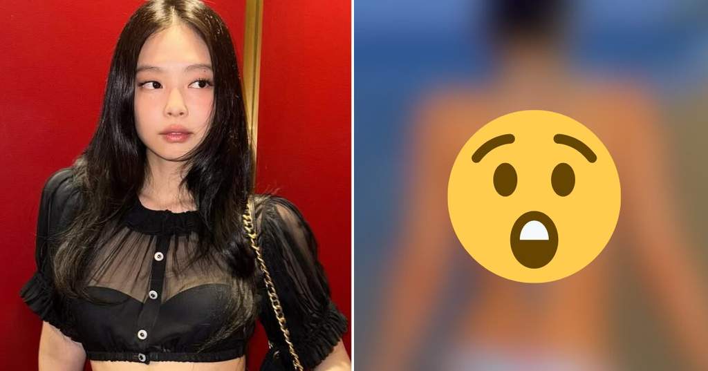 Potongan gambar video Jennie BLACKPINK dalam balutan bikini saat menikmati suasana pantai jelang peluncuran lagu terbarunya.